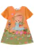Vestido em Meia Malha Laranja Ursinha Kukiê -
                                          sem gênero -
                                          0 - 14 anos                                          - na Mãe Louca