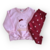 Conjunto Bebê Blusa de Moletom Rosa + Calça Molecotton Coelhinha Marsala - comprar online