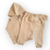 Conjunto Bebê Casaco com Capuz + Calça Moletom Ovelhinha Avelã
