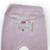 Body Manga Longa Estampado Verde Jardim + Calça Lisa Sem Pé Rosa Corujinha