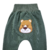 Body Manga Longa Estampado Safari Creme + Calça Lisa Sem Pé Verde Musgo - comprar online