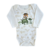 Body Manga Longa Estampado Safari Creme + Calça Lisa Sem Pé Verde Musgo na internet