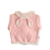 Conjunto Casaco + Calça Moletom Coelhinha Rosa - Mãe Louca
