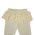 Calça Lisa Sem Pé com Babado Cintura Amarela - comprar online