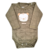Body Manga Longa Marrom Estampado Tigre - comprar online