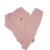 Body Manga Longa Liso + Calça Lisa Pé Reversível Rosa - comprar online