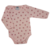 Body Manga Longa Estampado Patinhas + Calça Lisa Sem Pé Rosa - comprar online