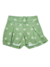 Conjunto Blusa Off-White + Shorts Verde Mundi - Mãe Louca