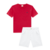 Conjunto Camiseta Vermelha + Bermuda Branca Milon