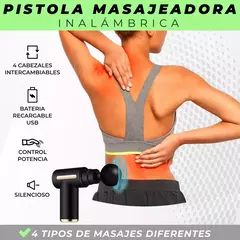 2X1 EN PISTOLA MASAJEADORA + MINI MASAJEADOR PÓRTATIL DE REGALO en internet