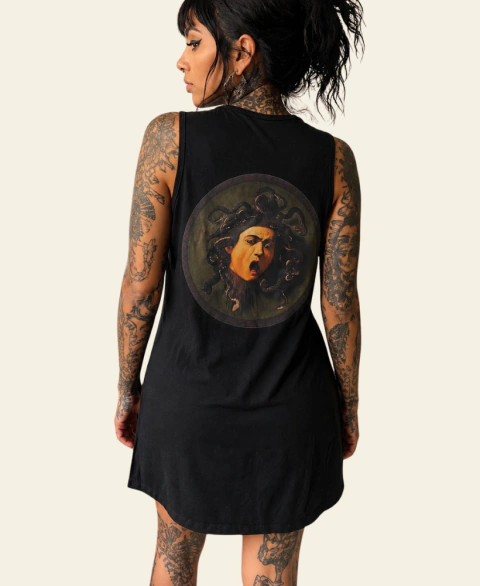 Vestido Cabeça da Medusa - Caravaggio - comprar online