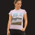 Baby Look com Estampa da Casa de Cora Coralina e Monet - comprar online