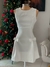 Vestido Crepe Alfaiataria Laço na internet