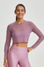 Cropped de Tule Manga Longa Caju Brasil