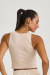 Regata sem Costura Canelada Off White - comprar online
