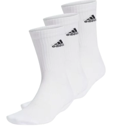 Meia Adidas Cano Alto - 3 Pares
