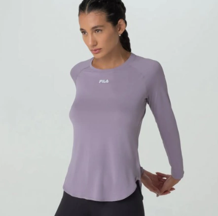 Blusa Manga Longa Fila Bio III Feminina