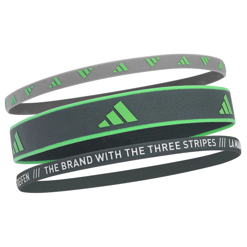 Faixas de Cabeça Adidas Multiple Width Training Com 3 Unidades
