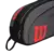 Raqueteira Wilson ESP Team X3 Cinza e Vermelha Adic - comprar online