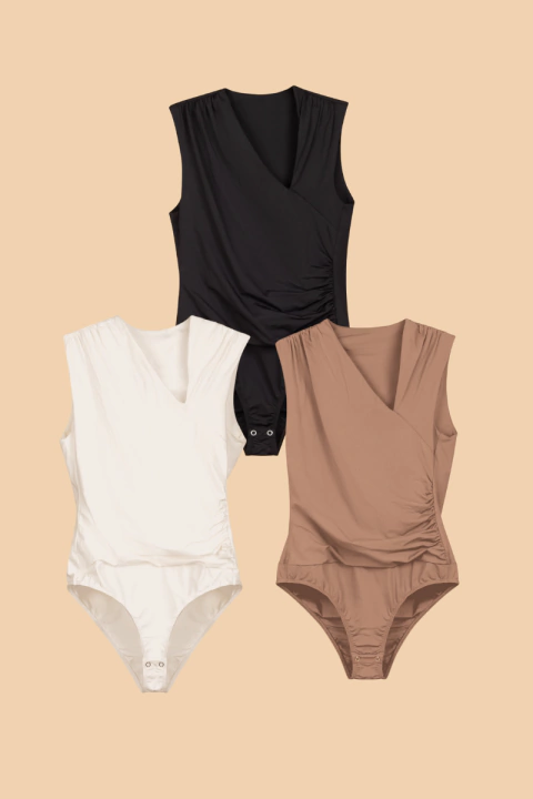 Kit Cortona - Preto, Off White e Marrom Mocha - comprar online