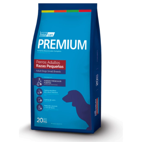Vital Premium Perro Adulto Razas Pequeñas -20kg - comprar online