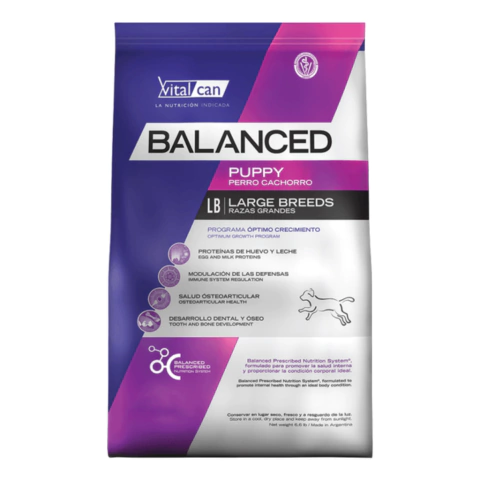 VitalCan Balanced Cachorro Razas Grandes - 3kg - comprar online