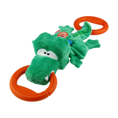 Gigwi Iron Grip Cocodrilo Plush Tug Toy - comprar online