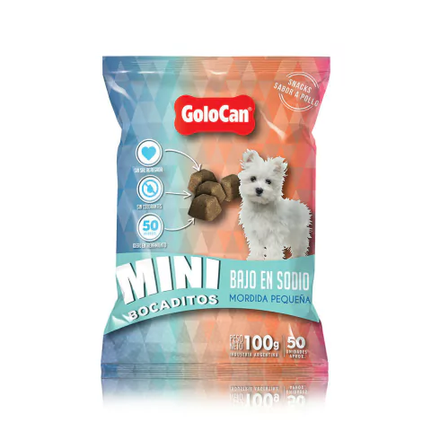 GOLOCAN BOCADITOS MINI BAJO EN SODIO 100 GRS - comprar online