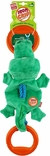 Gigwi Iron Grip Cocodrilo Plush Tug Toy - tienda online
