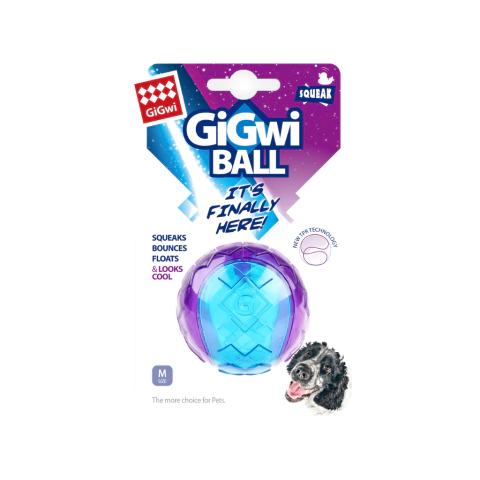 Gigwi Ball Squeaker Transparent - comprar online