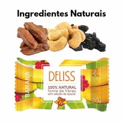 Doce de frutas secas DELISS BANANA embalagem c/ 4 unidades - comprar online