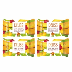 Doce de frutas secas DELISS BANANA embalagem c/ 4 unidades