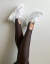 Legging Fusô Com Pezinho Microcanelada Acetinada Coffee