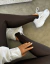Legging Fusô Com Pezinho Microcanelada Acetinada Coffee na internet