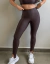 Legging Fusô Com Pezinho Microcanelada Acetinada Coffee - comprar online