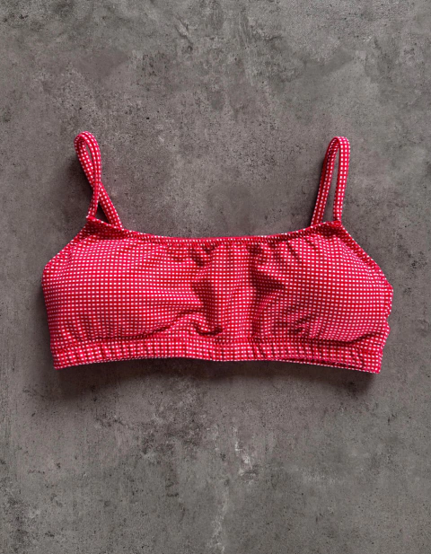 Top Basic Vichy Vermelho - comprar online