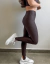 Legging Fusô Com Pezinho Microcanelada Acetinada Coffee - Pareô
