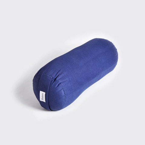 Bolster Redondo de Yoga LISO- Relleno de Cáscara de Trigo Sarraceno - comprar online
