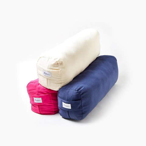 Bolster Rectangular de Yoga LISO - Relleno de Estopa - comprar online