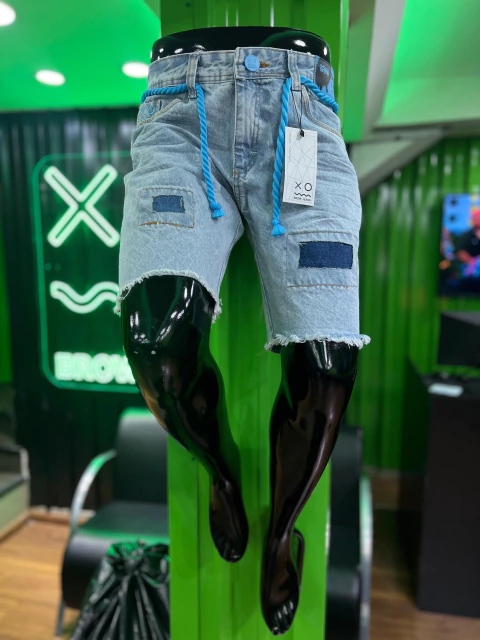 Bermuda Jeans Jogador - comprar online