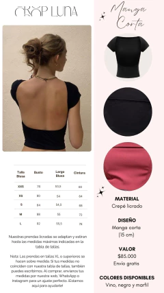 Crop Luna Blonda - comprar en línea