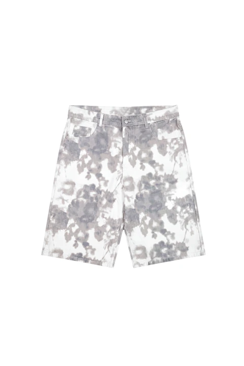 BERMUDA DENIM SUPERWIDE PRINT ABSTRACTO