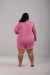 Short doll Plus Size Americano Suede Estampado na internet