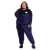 PIJAMA FEMININO PLUS SIZE DE FLEECE LISO BORDADO na internet