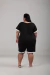 Bermudoll Plus Size Meia Manga Liso De Suede - loja online