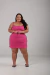 Imagem do Camisola Plus Size Alça Lisa Suede Canelado