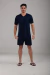Imagem do Pijama Masculino Meia Manga e Short 100% Poliamida