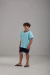 Imagem do Pijama Masculino Infantil e Juvenil Meia Manga e Short 100% Algodão Liso