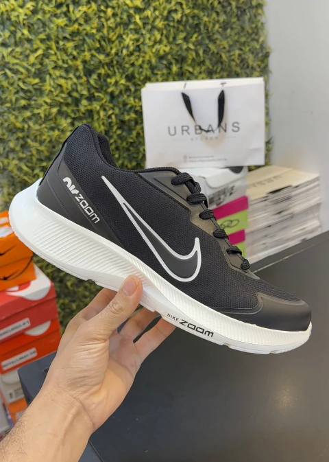 Tênis Air Zoom Preto/Branco ( 40 a 47 )