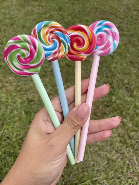 Caneta Fofa Pirulito 3D - comprar online